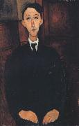 Amedeo Modigliani, Portrait of the Painter Manuel Humbert (mk39)